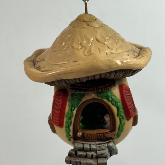 Hallmark Animal Home Christmas Ornament 1978 Mice in Mushroom Tree Whimsical - Picture 3 of 8